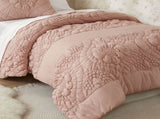 3-Piece King Comforter Set,Pink B035P408219