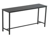 Industrial Style Porch Table Single Layer Black Oak Triamine Board 20900681