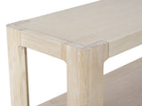 Mirod Modern Farmhouse Console Table,Elegant Minimalist Design with Premium Wood Veneer and Rounded N760P281362N