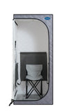 Portable Full Size Grey Infrared Sauna tentPersonal Home Spa, with Infrared Panels, Heating Foot W782124130