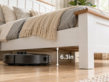 Queen Size Farmhouse Metal Bed Frame, Platform Bed , Mattress Foundation with Wood Support Slats, No W636P566647
