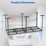 ZUN 3 ft. x 8 ft. Overhead Garage Storage Rack Heavy Duty Metal Garage Ceiling Storage Racks 24684900