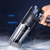 black wireless Automobile Folding Vacuum Cleaner Hand-held High-power Strong Suction Vacuum Cleaner 75692895