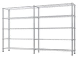 5-layer double row, freely adjustable layer spacing, with adjustable feet, display stand, iron, 92052548