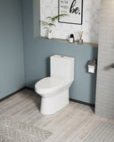 1.1/1.6 GPF Elongated Comfort Height Floor Mounted One-Piece Toilet, CUPC Certified, WaterSense B2724P248739