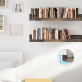ZUN 24” Floating Shelves for Wall Décor Storage, Set of 4, Wood for Bedroom, Living Room, Bathroom, 09117323