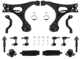 14Pcs Suspension Kit Front Lower Control Arms Fit for Honda Civic 2006 - 2011 All NON-Si Models 06766526
