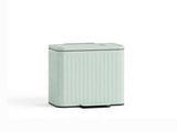 2 x 5.3 Gallon Step-On Trash Can with Lid, Removable Inner Buckets & Trash Bags Included, Light 88061553