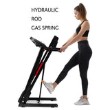 ZUN Folding Treadmills for Home - 3.5HP Portable Foldable with Incline, Electric Treadmill for Running 49905196