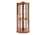 Glass Cabinet Lighted Corner Cabinet Corner Display Curio Cabinet, Glass Display With 44818203