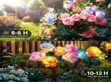Solar Lights Outdoor Waterproof for Garden Decor, 4 Pack Garden Lights for Outside, Outdoor 37833788