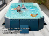 2.6m PVC folding pool bathes and cools in summer, suitable for outdoor patio beach W2710P330782