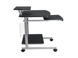 Compact Computer Cart With Storage, Espresso 36352791