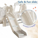 ZUN Toddler Slide, Kids Slide for Toddlers Age 1-4, 11in 1 Baby Slide Outdoor Indoor Playground with W509P227266