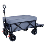 Foldable Wagon with Extended Tailgate, Waterproof Dustproof UV Resistant Wagon Rain Covers, Heavy W321P269239