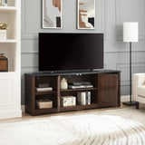 ZUN Modern Farmhouse TV Media Stand, Large Barn Inspired Home Entertainment Console, for TV Up to 80'', W1758P147680