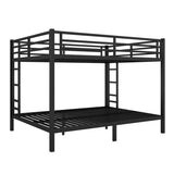 Metal Queen over Queen Bunk Bed for Teens and Adults,Space-Saving/Noise Reduced/No Box Spring W1580P247769