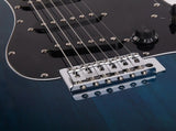 GST Stylish Electric Guitar Kit with Black Pickguard Dark Blue 58863012