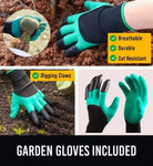 ZUN Essential Garden Tool Set - Heavy Duty, Non-Slip Grip, Ergonomic Gardening Hand Tools Kit Includes W2181P170908