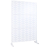 Outdoor & Indoor Privacy Metal Privacy 76" H48" W, Freestanding Decorative Privacy W465P193243