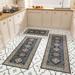 ZUN Kitchen Rug Sets 3 Piece with Runner Non Slip Kitchen Rugs and Mats Washable Kitchen Mats for Floor 63431658