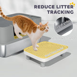 Stainless Steel Enclosed Litter Box for Cats 67860626