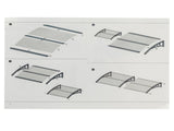 HT-200 x 100 Household Application Door & Window Rain Cover Eaves Black Holder 99972412