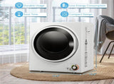 850W Compact Portable Clothes Dryer - 10 lbs Wet Capacity, 5.5 lbs Dry Load, Quiet Design 42213223