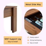 Multi-functional MDF combination-lock storage table designed for firearms and wine, optimizing space W3226P278929