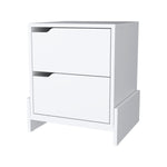 ZUN Lovell Nightstand with Sturdy Base and 2-Drawers B128P148741