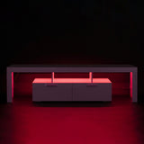 ZUN FashionTVstandTVcabinet,EntertainmentCenter,TVstationTV console,media console,with LEDlight W67933541