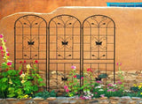 4 Pack Metal Garden Trellis 86.7" x 19.7" Rustproof Trellis for Climbing Plants Outdoor Flower W1586P151254