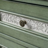 30" Antique Pattern Bathroom Vanity with Rectangle Ceramic Sink, Bathroom Vanity Cabinet with N817P245319B