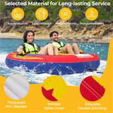 Inflatable Towable Tube for Boating with Drainage 32441709