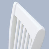 Dining Room Furniture White Finish Set of 2 Seating Chairs Cushion with Grey Color Seats Wooden Back W2170P208375