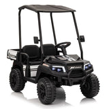 24V XL Kids Electric Ride on Truck w/RC - Spacious 20in Wide Seat, Removable Sunshade, Dual-Motor W1578P204023