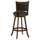 Chestnut and Black Swivel Stool B062P153505