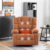 Massage Recliner Chair Sofa with Heating Vibration W1403P152417