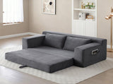 Memory Foam Cloud Loveseat Sofa, 2 in 1 Convertible Folding Couch Bed, No Assembly Compressed W2677P395127