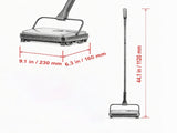 6.7" Manual Carpet Sweeper, Floor Sweeper with 300 ml Dustbin for Pet Hair & Home Office 66789414