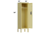 1 Door Tall Single Metal Locker-Retro Style Storage Cabinet--Industrial Furniture--For Living 02821972