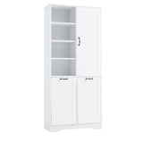 Bathroom Storage Cabinet with Doors and Drawers, Tilt-Out Laundry Hamper, Multiple Storage Space, 81413767