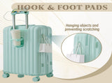 20"/24"/28" 3 pcs/set in ABS Spinner Wheel Luggage, Carry on Suitcase, with Cup Holder & USB Port & 96805938