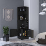 Seattle Bar Cabinet, Eight Bottle Cubbies, Two Large Open Shelves B128P176130