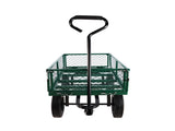 (Green solid wheels wagon cart) Solid wheels Tools cart Wagon Cart Garden cart trucks make it easier 83077866