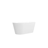 59" Acrylic Freestanding Bathtub, Modern & Contemporary Design Soaking Tub with Toe-tap Drain in W2568P166062