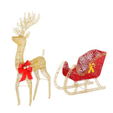 74*20*120cm 30.00V 3.60W Golden Deer Sled Iron Frame Cotton Thread Green Onion Powder Courtyard 35098534
