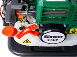 OSAKAPRO 52CC 2-Cycle Gas Backpack Leaf Blower with extention tube,green W46551392