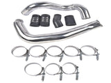 Intercooler Pipe Upgrade Kit Fits for Ford Excursion F250-F550 SD 6.0L 2003-07 Silver 96473095
