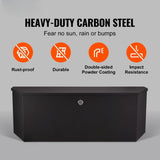 36" Heavy Duty Steel Trailer Tongue Tool Box with Lock and Keys, 12"x12" Utility Storage for Pickup 10907622
